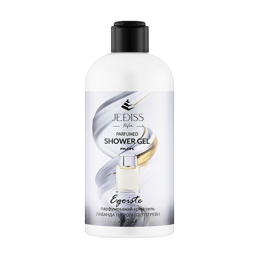 Парфумований крем-гель для душу Jediss Egoiste Parfumed Shower Gel чоловічий, 200 мл